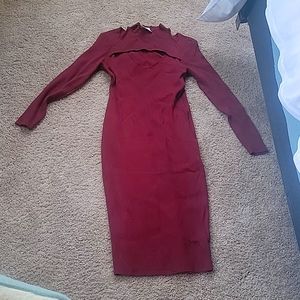 Turtleneck Bodycon Dress